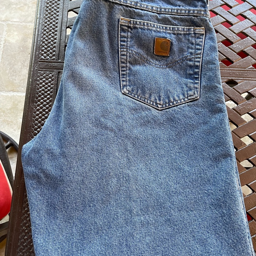 Carhartt Flannel lined jeans 40x32 relaxed fit